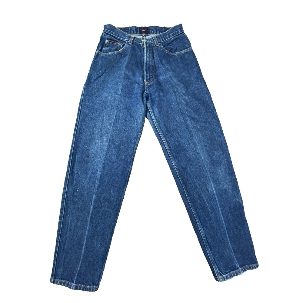 Vintage Tommy Jeans Blue Denim Fits 26x30 Straight Leg Mid Rise Classic Fit